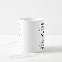 Caneca da bravura & de café do compaixão