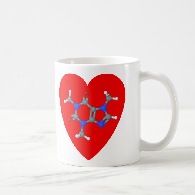 Caneca da cafeína do amor (Direita)