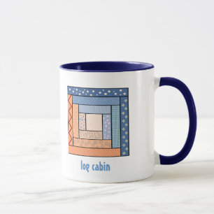 Caneca da campainha da cabana rústica de madeira