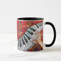 Caneca da campainha do piano