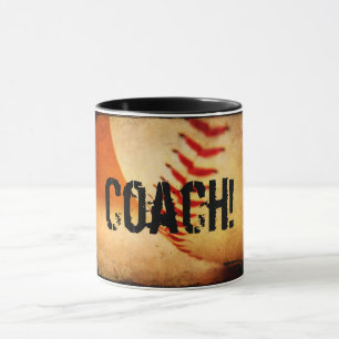 Caneca da campainha do treinador de basebol