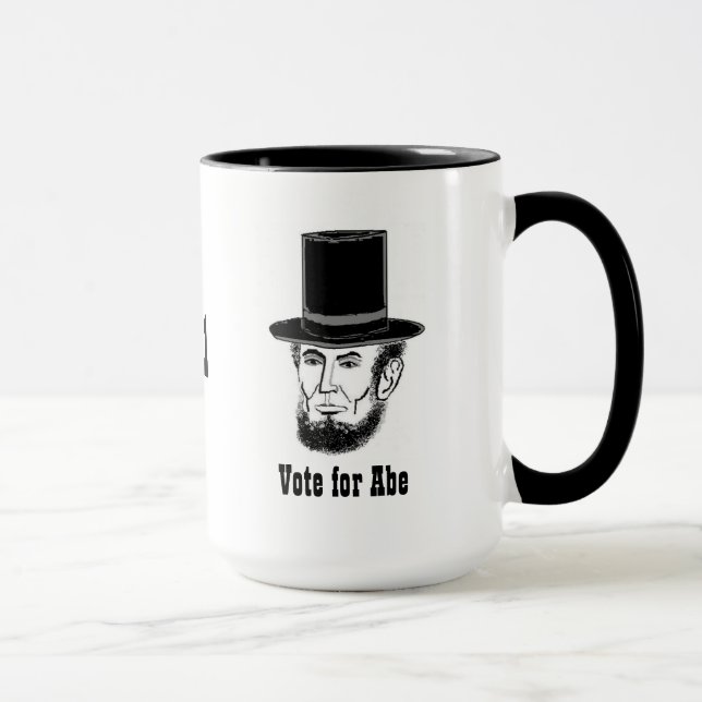 Caneca da campanha de Abe Lincoln (Direita)