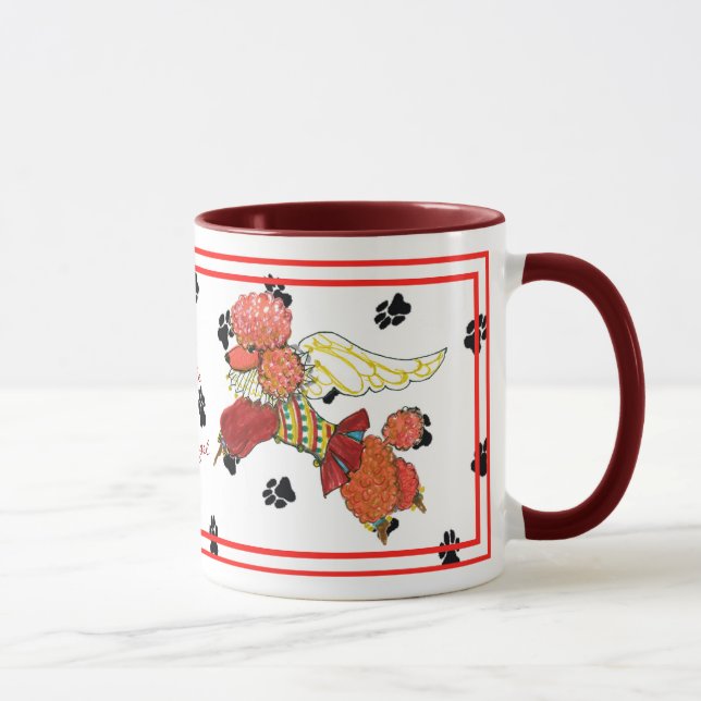 Caneca da caniche do abricó dos anjos de Gulliver (Direita)