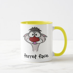 Caneca da cara da doninha