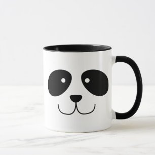 Caneca da cara da panda