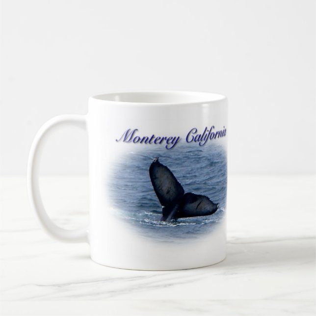 Caneca da cauda da baleia de Monterey Califórnia (Esquerda)