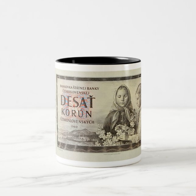 Caneca da cédula de Checoslováquia 10 Korun (Centro)