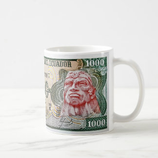 Caneca da cédula de Ruminahui dos sucres de