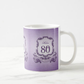 Caneca da celebração do aniversário do 80 do