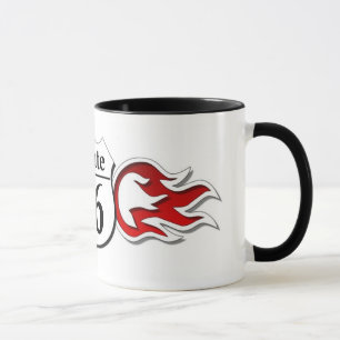 Caneca da chama da rota 66
