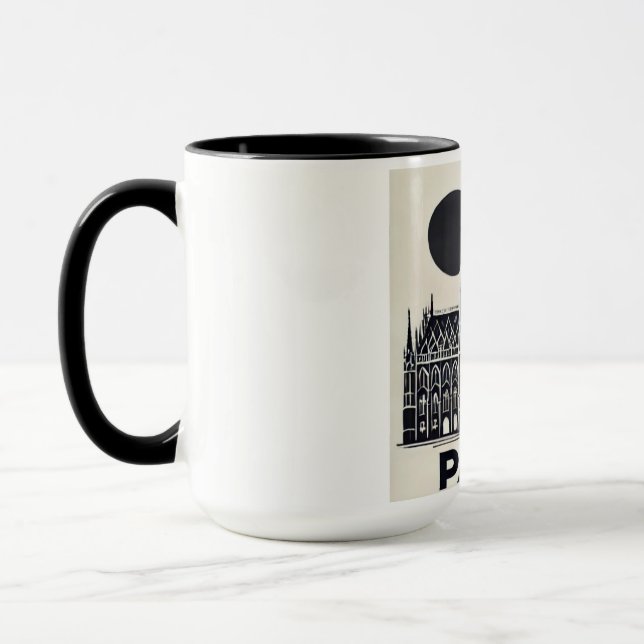 Caneca da cidade- Paris, França (Esquerda)