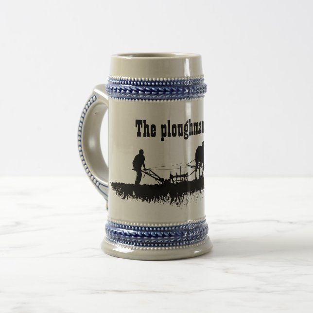 Caneca da cidra do Ploughman (Frente Esquerda)
