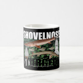 Caneca da colagem do esturjão de Shovelnose