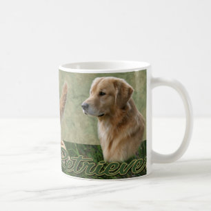 Caneca da colagem do golden retriever
