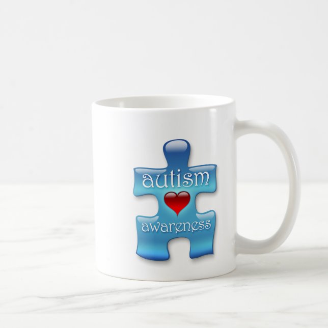Caneca da consciência do autismo (b) (Direita)