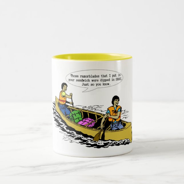 Caneca da conversação da canoa (Centro)