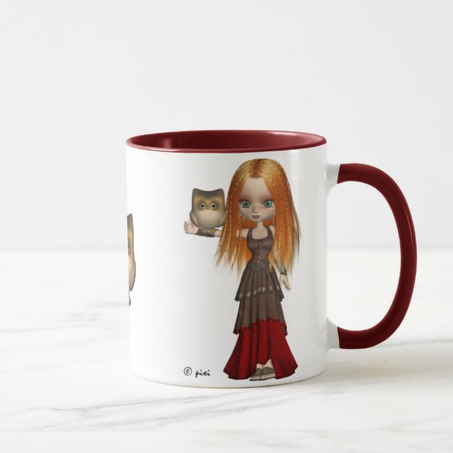 Caneca da coruja e do Handmaiden (Direita)