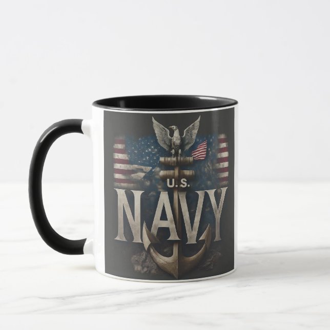 Caneca Da costa ao mar: O Marinho dos EUA se desovando (Esquerda)