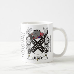 Caneca da crista da família de Blair