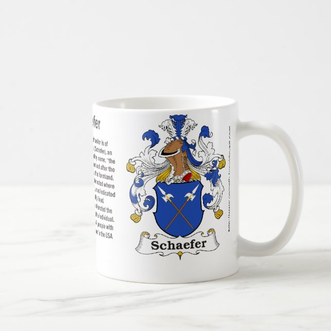 Caneca da crista da família de Schaefer (Direita)