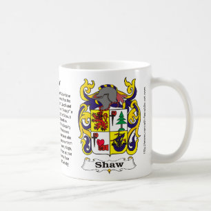 Caneca da crista da família de Shaw