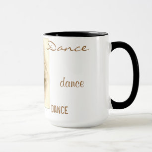 Caneca da dança dos dançarinos de balé do vinta