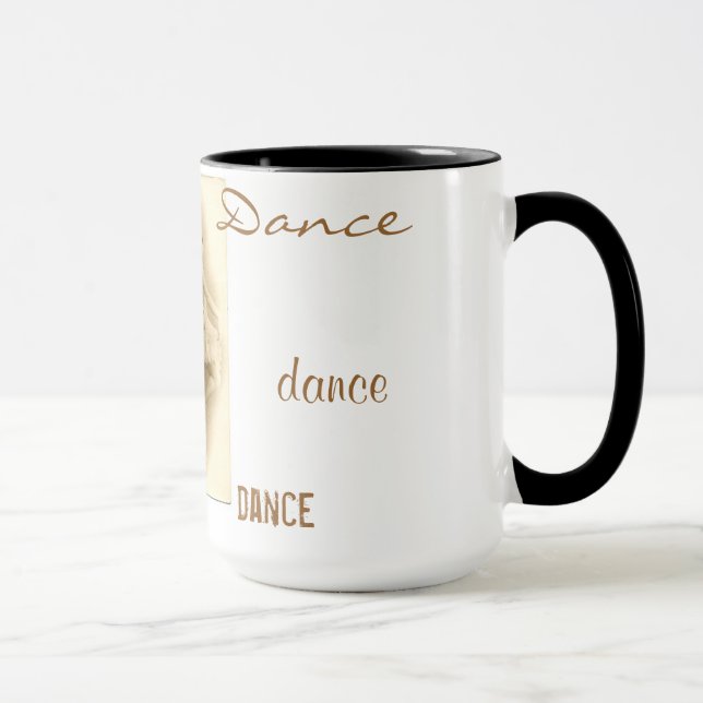 Caneca da dança dos dançarinos de balé do vintage (Direita)