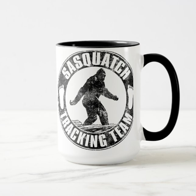 Caneca da equipe de seguimento de Sasquatch (Direita)