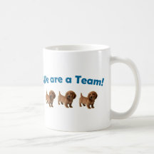 Caneca da equipe do Dachshund