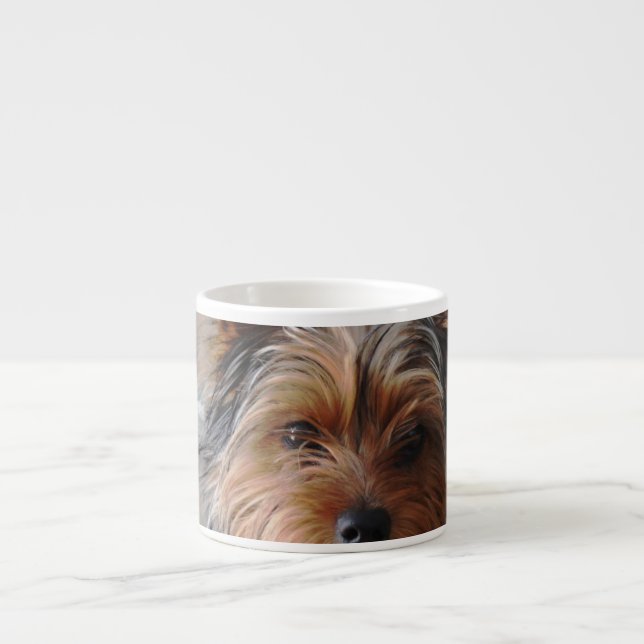 Caneca da especialidade de Yorkie Terrier (Frente)