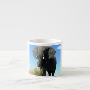 Caneca da especialidade do elefante africano
