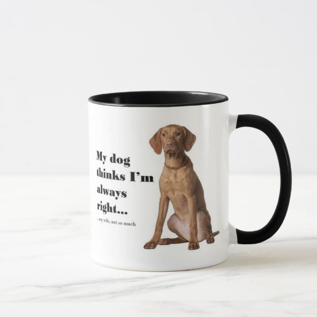 Caneca da esposa de Vizsla v (Direita)