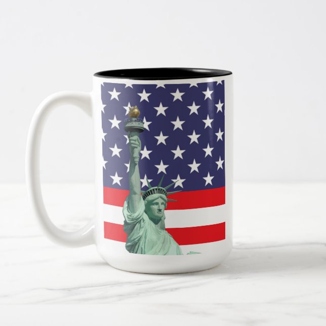 Caneca da Estátua da Liberdade | Xícara de café da (Esquerda)