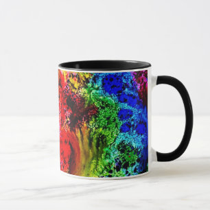 Caneca da explosão do arco-íris
