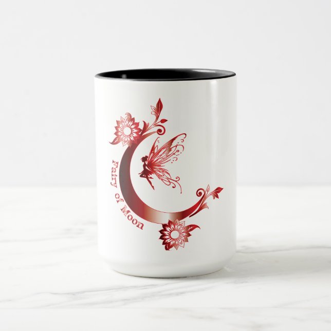 Caneca da Fada da Lua para Mulheres (Centro)