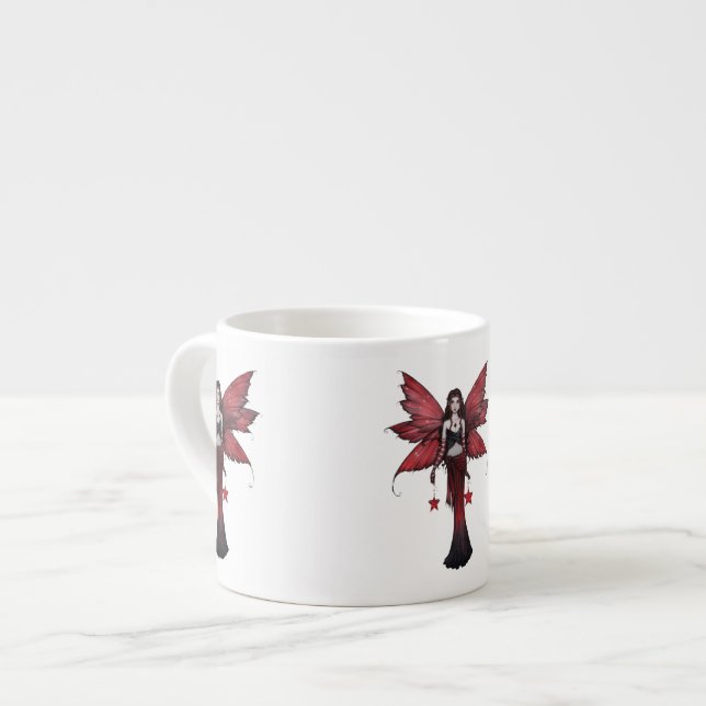 Caneca da Fada de Natal Elegante (Frente Esquerda)
