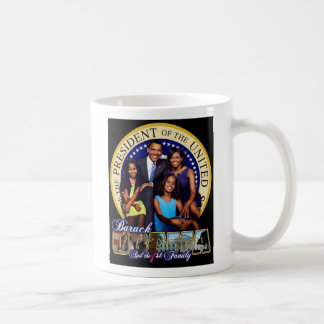 Caneca da família de Obama primeira