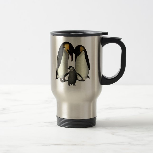 Caneca da família do pinguim (Direita)