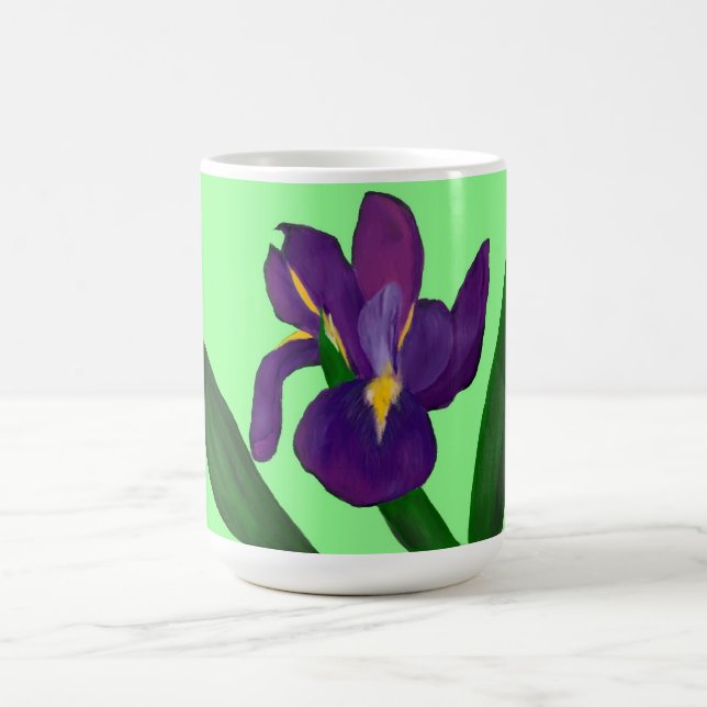 Caneca da flor da íris (Centro)