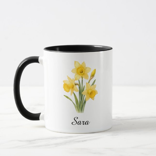 Caneca da Flor de Nascimento do Narciso de Março – (Esquerda)