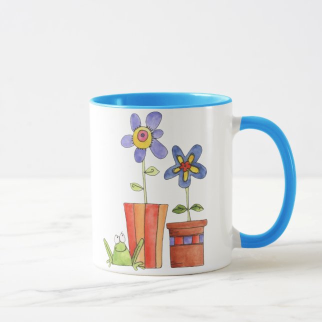 Caneca da flor e do sapo (Direita)