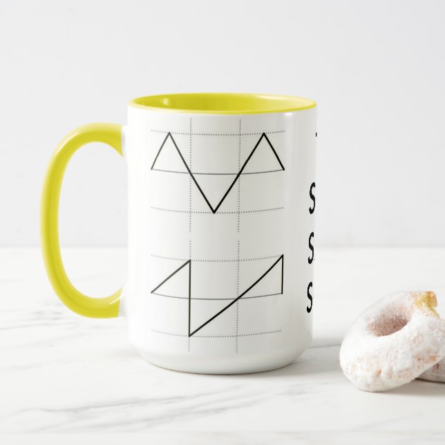 Caneca da forma de onda (Com Donut)