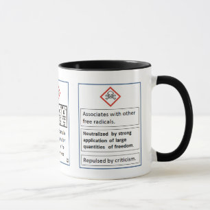 Caneca da fórmula molecular de BaRaCK