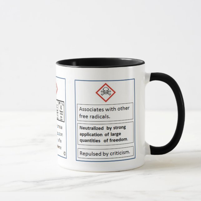 Caneca da fórmula molecular de BaRaCK (Direita)