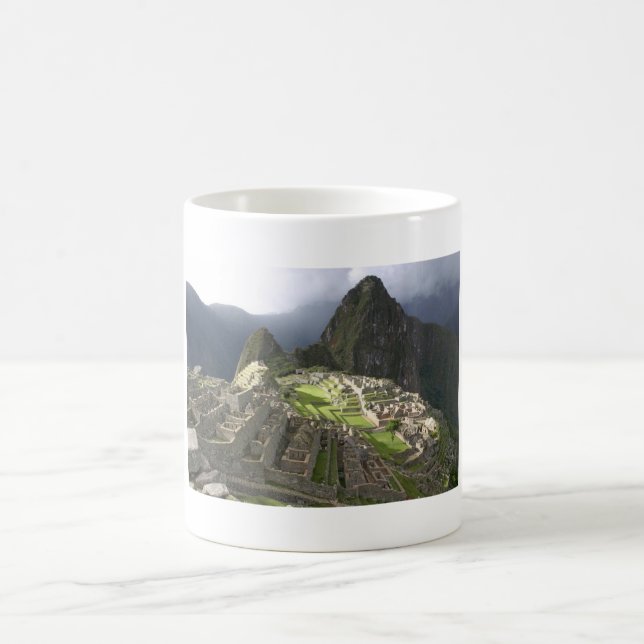 Caneca da foto de Machu Pichu (Centro)