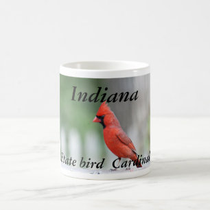 Caneca da foto do pássaro de estado de Indiana