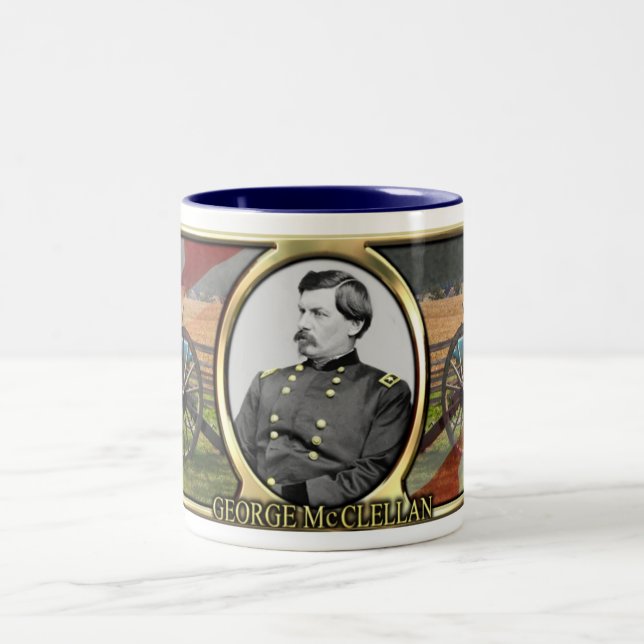 Caneca da guerra civil de George McClellan (Centro)