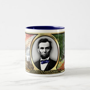 Caneca da guerra civil do presidente Abraham