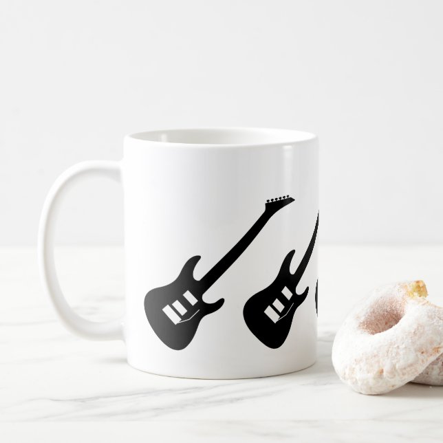 Caneca da guitarra elétrica (Com Donut)