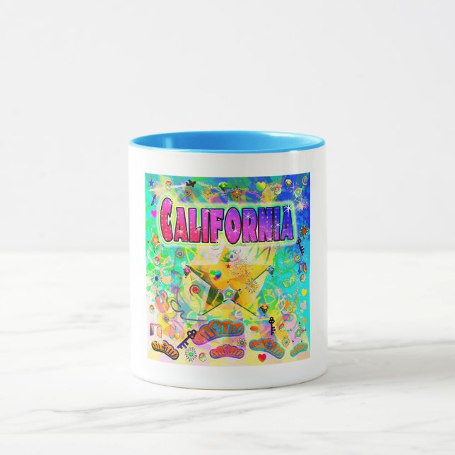 Caneca da Hora da Época da Califórnia (Centro)